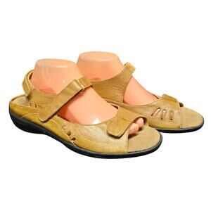 Barefoot Freedom Leather Strap Adjustable Sandal Comfort Shoes